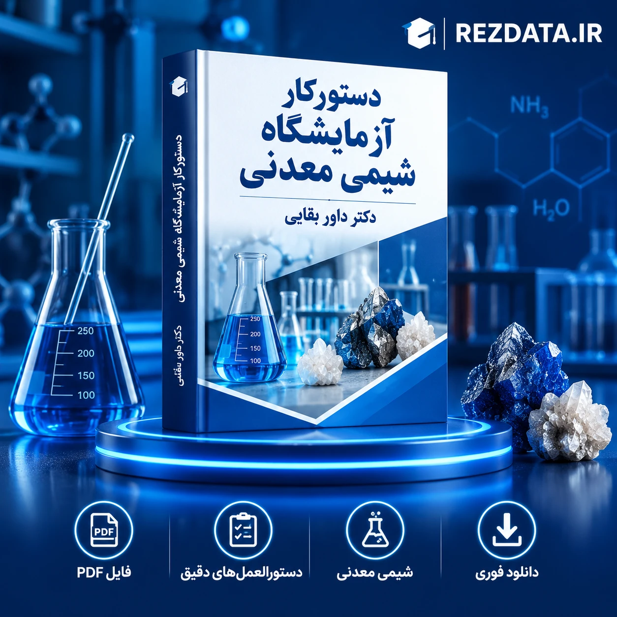 دانلود فایل متنی دستورکار آزمایشگاه شیمی معدنی دکتر داور بقاعی ( نسخه پی دی اف PDF)