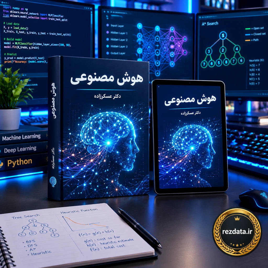 دانلود فایل متنی هوش مصنوعی، منطق فازی ، عامل‌های هوشمند ( نسخه پی دی اف PDF)