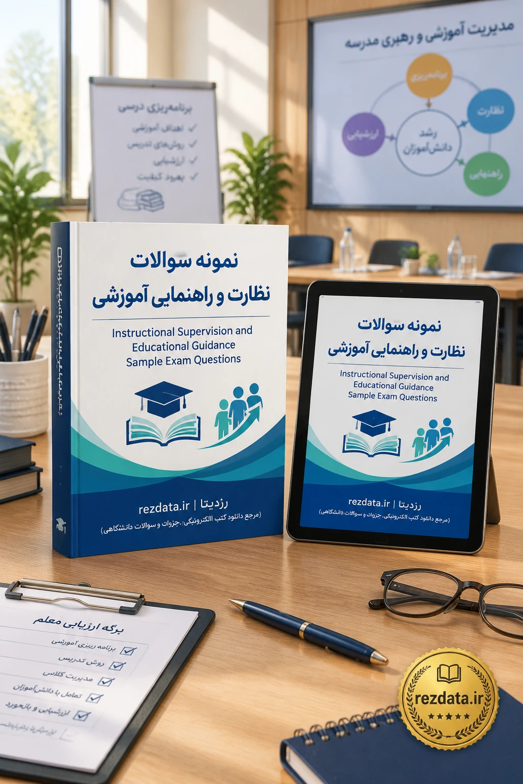 دانلود فایل متنی نمونه سوالات نظارت و راهنمایی آموزشی ( نسخه پی دی اف PDF)