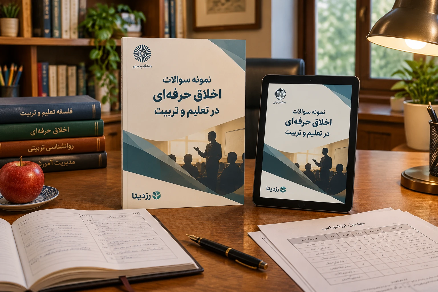 دانلود نمونه سوالات اخلاق حرفه‌ای در تعلیم و تربیت با پاسخنامه ( نسخه پی دی اف PDF)