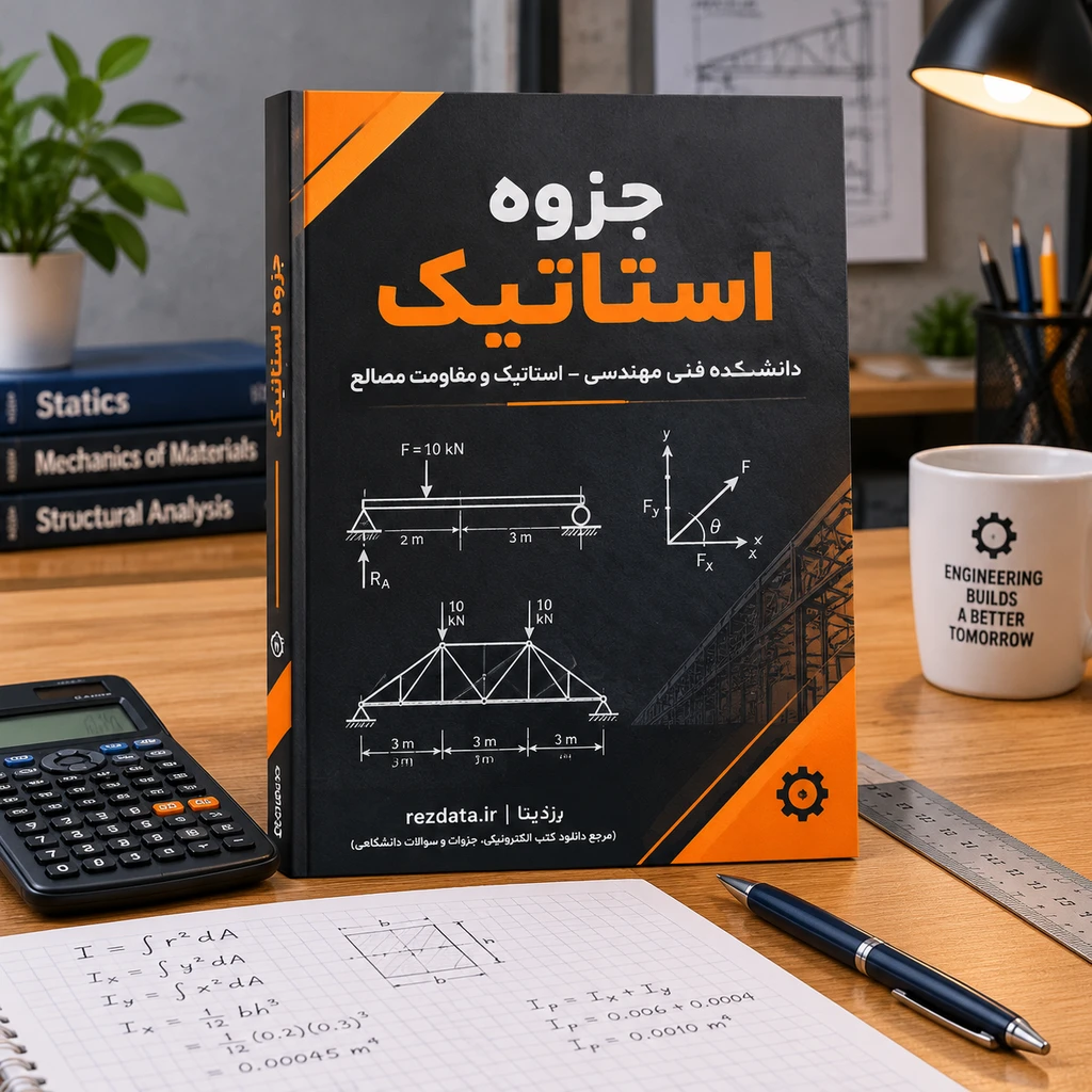 دانلود جزوه دست نویس آموزشی درس استاتیک (Statics / Engineering Mechanics)( نسخه پی دی اف PDF)