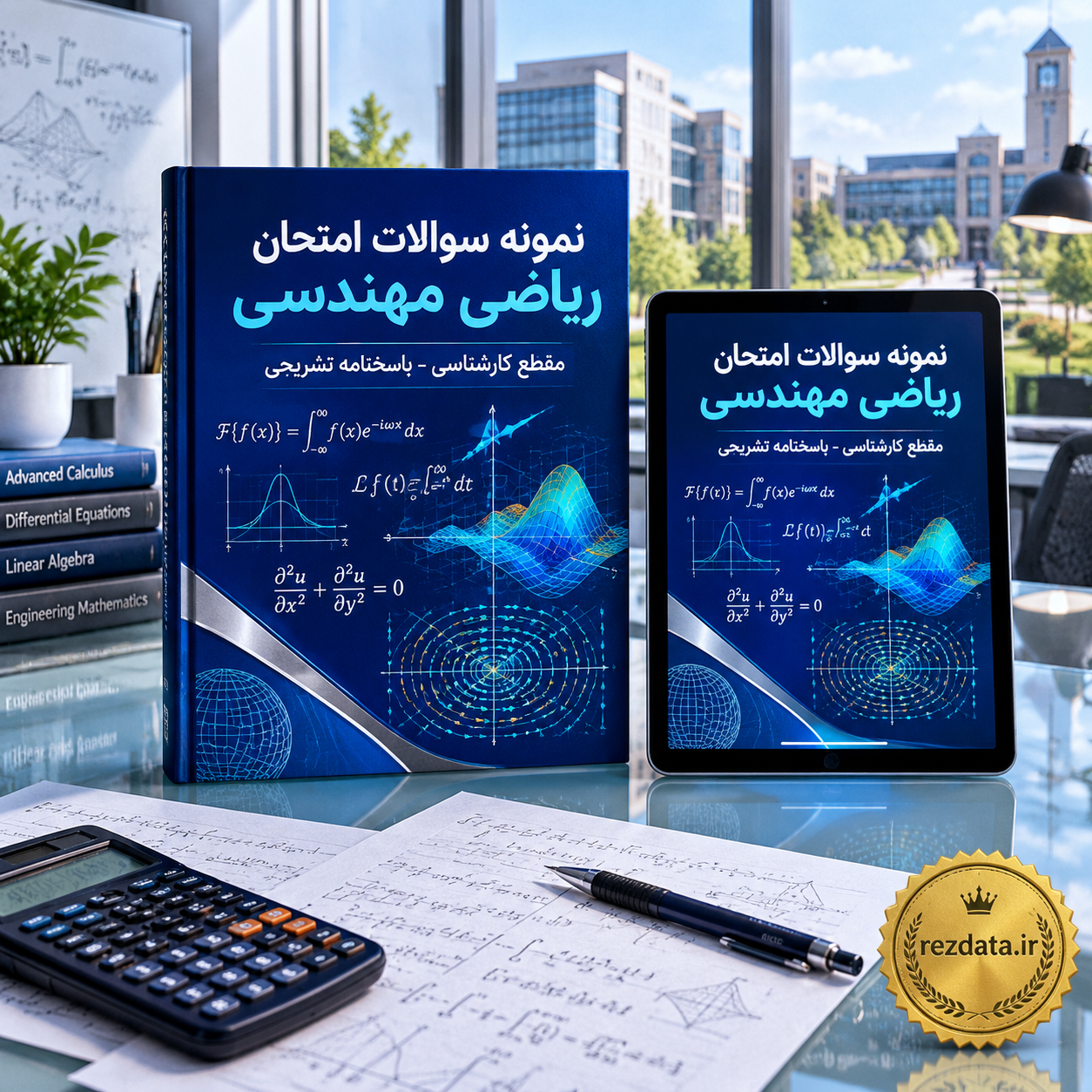 دانلود فایل متنی دانلود کامل‌ترین مجموعه نمونه سوالات امتحان ریاضی مهندسی دوره کارشناسی به همراه پاسخنامه تشریحی ( نسخه پی دی اف PDF)