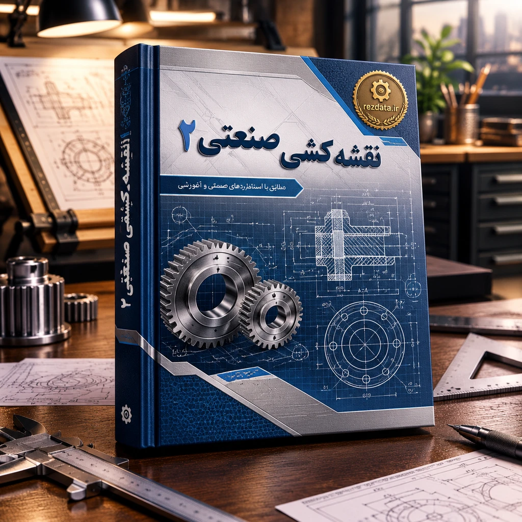 دانلود فایل متنی نقشه کشی صنعتی 2 ، جزوه نقشه‌خوانی و علائم فنی ( نسخه پی دی اف PDF)
