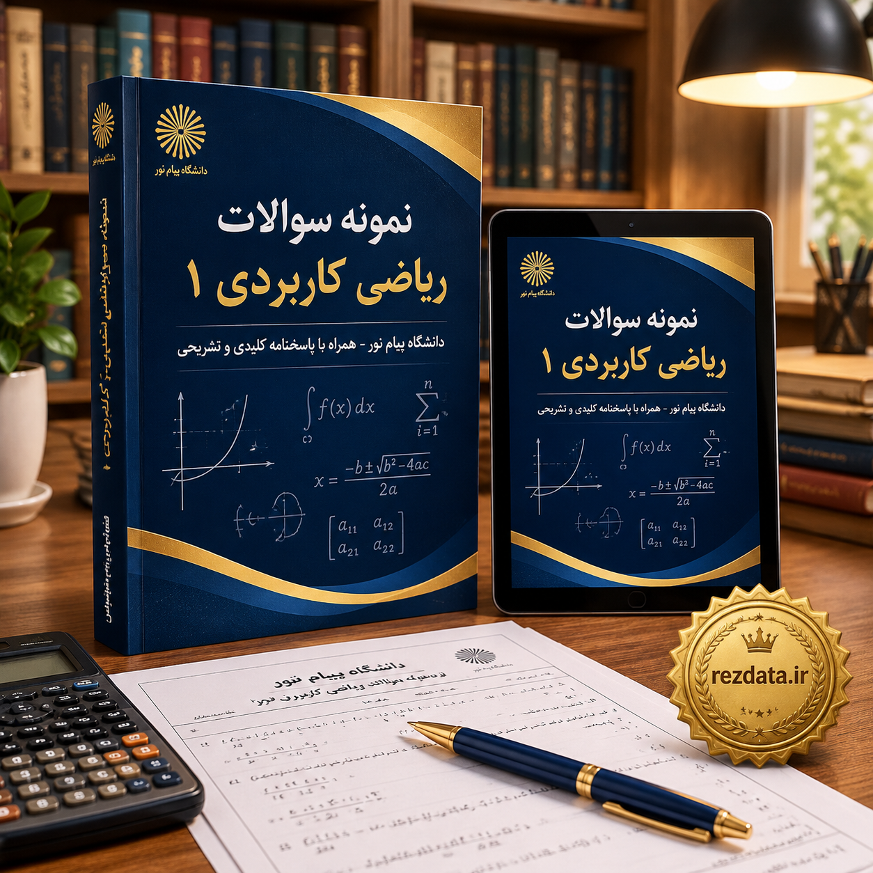 دانلود نمونه سوالات ریاضی کاربردی 1 رشته های مدیریت جهانگردی، مدیریت دولتی، مدیریت صنعتی، مدیریت بازرگانی، حسابداری PDF