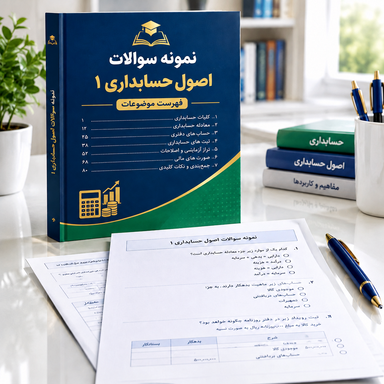 دانلود فایل متنی مجموعه نمونه سوالات اصول حسابداری ۱ دانشگاه پیام نور (۴۶ صفحه ، نسخه پی دی اف PDF)